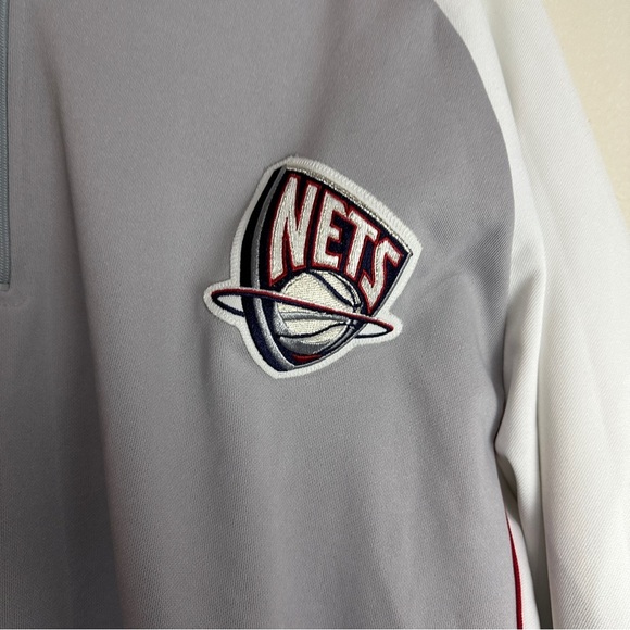 Majestic NBA Vintage Brooklyn Nets Warm Up Shirt Size 2X - Picture 4 of 9